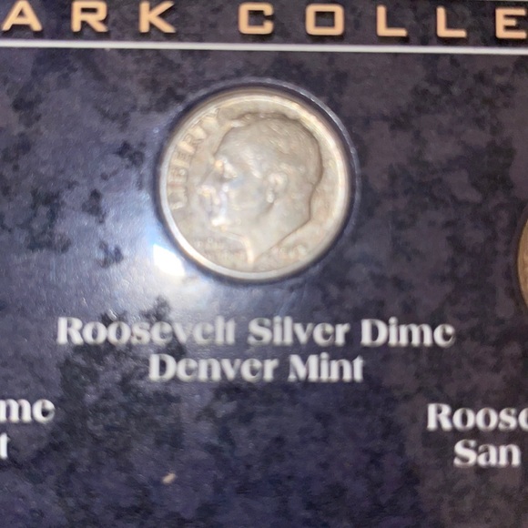 Roosevelt Silver Dime Collection. It is sealed in plastic. - Picture 6 of 7